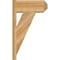 Ekena Millwork Traditional Craftsman Rough Sawn Outlooker, Western Red Cedar, 8"W x 18"D x 30"H OUT08X18X30TRA04RWR - alternate 4